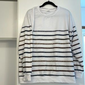 Women’s Striped Sweatshirt